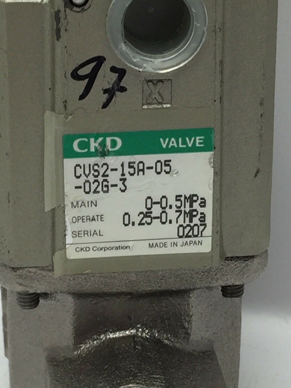 CKD CVS2-15A-05-02G-3