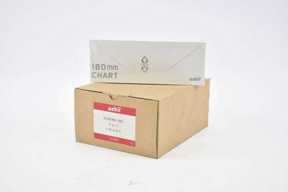 Azbil Faltdiagramm 180mm Chart 100 Unterteilungen 81407861-001 VE 10 St¨¹ck