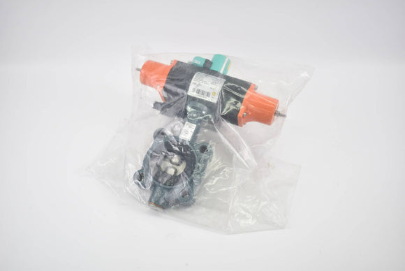 Ebro Arm. Pneumatischer Stellantrieb EB 5.1 SYS 60 + Absperrklappe Z014-A DN 50