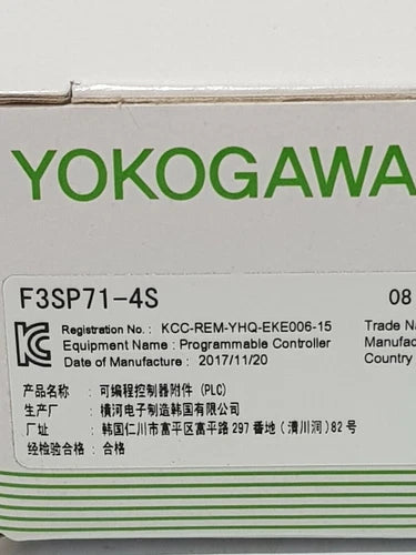 1PC New In Box YOKOGAWA F3SP71-4S PLC Module fedex or DHL