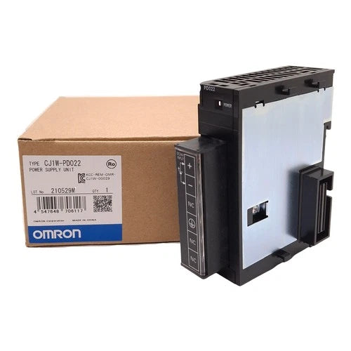 Omron CJ1W-PD022 PLC Power Supply, 24VDC Input, 5/24VDC Output, 35W, DIN Rail