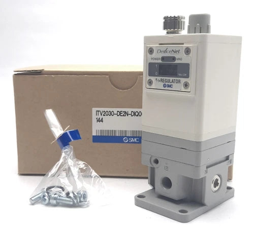 SMC ITV2030-DE2N-DIQ00144 E/P Regulator, 0.5MPa, 24VDC, DeviceNet, NPN Output