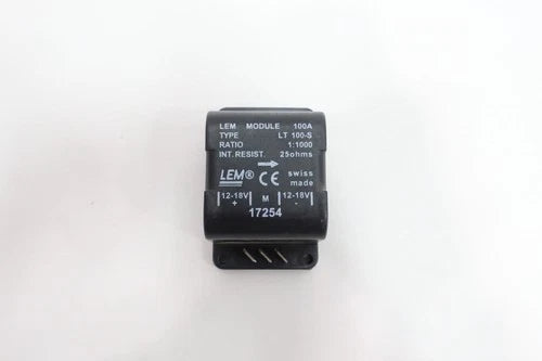 Lem LT100-S Current Transducer Sensor 12-18v-dc 100a 1:1 25ohms
