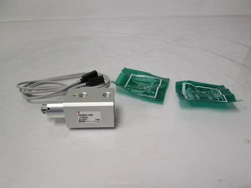 New SMC RSDQB20-10DR-F79SAPC Stopper Cylinder w/ Roller Rod End 10mm Stroke 1MPa