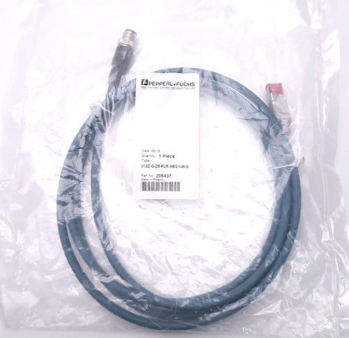 Pepperl+Fuchs V1SD-G-2M-PUR-ABG-V45-G Connection Cable M12 to RJ45 D-coded, 2m