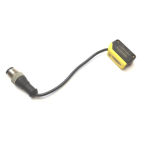 Banner Q20PFF100Q5 World Beam Photoelectric Sensor, 100mm, 10-30VDC PNP, 4-Pin