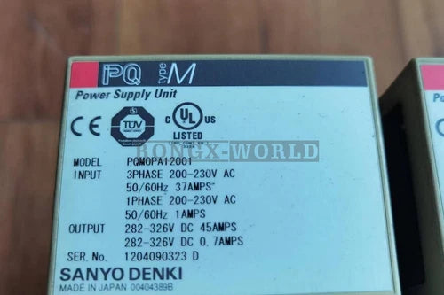 1PCS USED SANYO DENKI Drive power PQM0PA12001