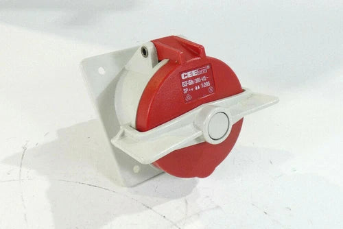 CEEform Anbausteckdose abgewinkelt 63A*-6h/380-415V~ | 4 polig | Typ 205