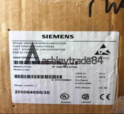 1PCS NEW Siemens 6SE7023-4TP50 6SE7 023-4TP50 SIMOVERT Inverter