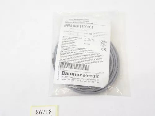 Baumer electric IFFM 08P1703/01 Induktive N?herungsschalter / Neu OVP