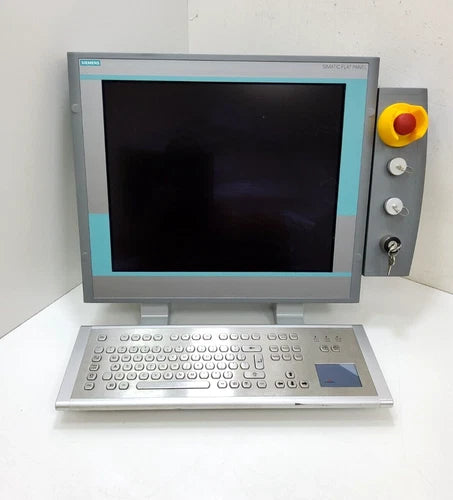 SIEMENS SIMATIC FLAT PANEL 6AV7476-4AA81-1RR0 W/ 1580.9905411 (KEYBOARD)