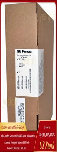 New In Box IC697CPX772 GE CPU One Year Warranty #