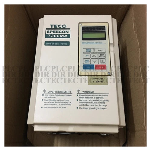 Used TECO 7200MA Inverter 7.5KW 380V