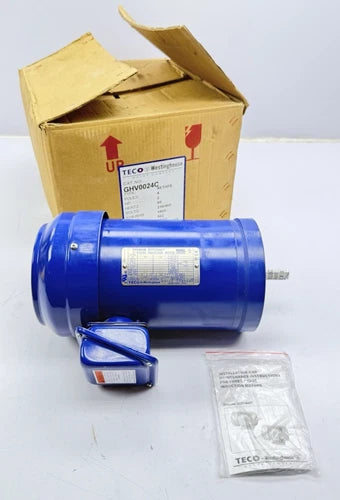 TECO GHV0024C ROLLED STEEL MOTOR 2HP 56C-FR 1740RPM 5/8