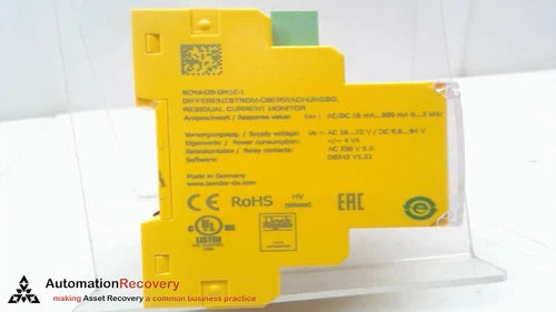 BENDER RCMA420-DM1C-1 GROUND-FAULT MONITOR, NEW* #296891