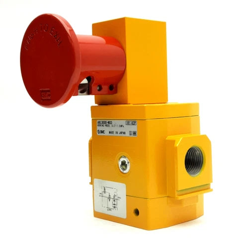 SMC AVL3000-N03 Soft Start Valve w/ Manual Lockout 0.2-1.0MPa, 3/8