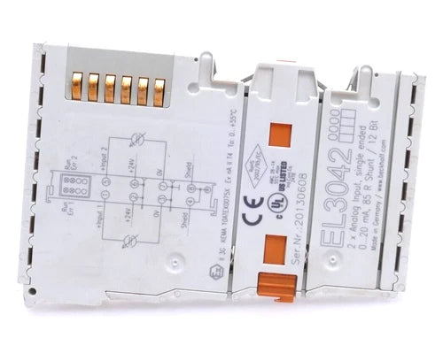Beckhoff EtherCAT-Klemme , 2-Kanal-Analog-Eingang | EL3042