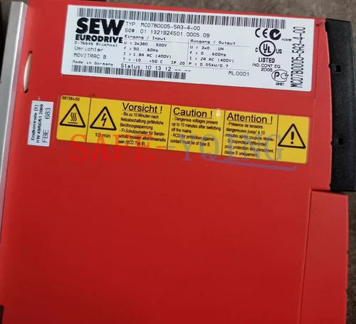 1PCS SEW Frequency Inverter MC07B0005-5A3-4-00
