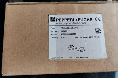NEW P+F Pepperl+Fuchs PCV80-F200-R4-V19 218195