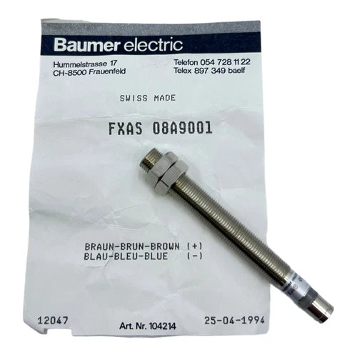 Baumer FXAS08A9001 N?herungsschalter Baumer Schalter
