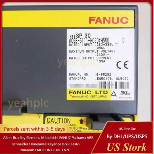 New FANUC A06B-6111-H030#H550 Servo Drive A06B6111H030#H550 Fast Ship