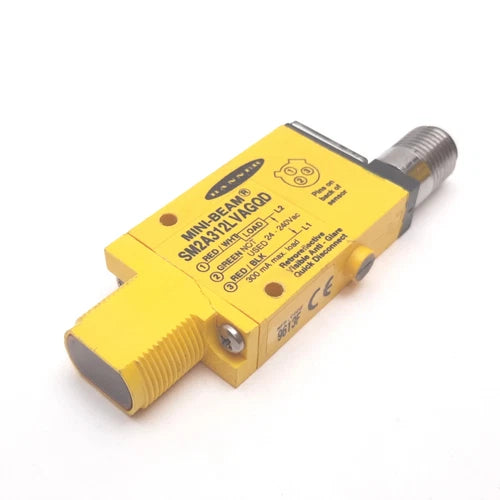 Banner SM2A312LVAGQD Mini-Beam Polarized Retroreflective Sensor, 50mm to 2m