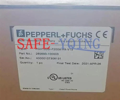 1PCS NEW Pepperl+Fuchs Scanner PGV100SI-F200A-R4-V19