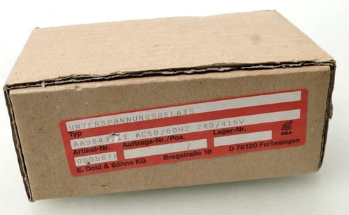 E.Dold & S?hne 0005678 Unterspannungsrelais AA9943.11 AC50/60Hz