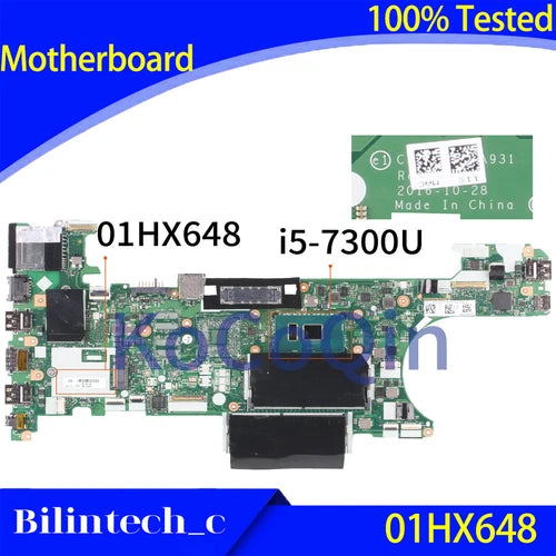 FOR Thinkpad T470 Laptop Motherboard SR340 i5-7300U 01HX648 NM-A931 #E10