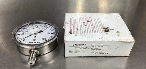 ASHCROFT  10-1008-SL-02L-300#  0-300 PSI Glycerin Fill           3B-1