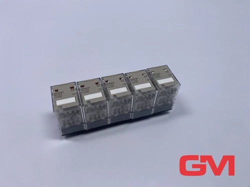 VE 5x Omron Leistungsrelais MY4N 24VDC (S) power relais 4PDT 5A Steckrelais