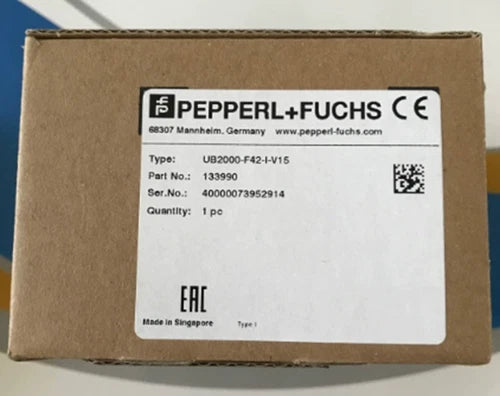 NEW Pepperl+Fuchs UB2000-F42-I-V15 133990 Ultrasonic Sensor
