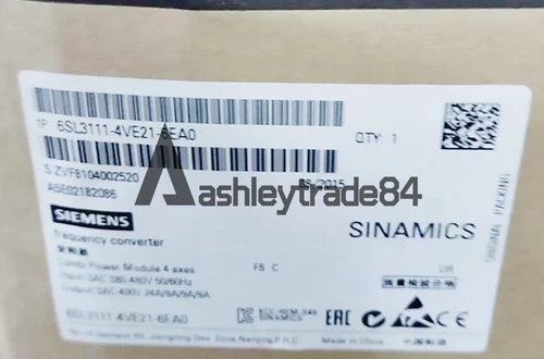 1PC NEW SIEMENS POWER MODULE 6SL3111-4VE21-6EA0 6SL3 111-4VE21-6EA0