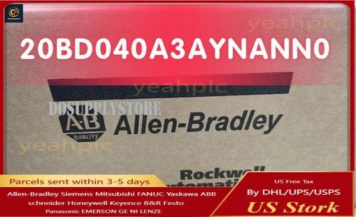 NEW IN BOX 20BD040A3AYNANN0 ALLEN BRADLEY 20BD040A3AYNANN0 FREE SHIP US Free Tax