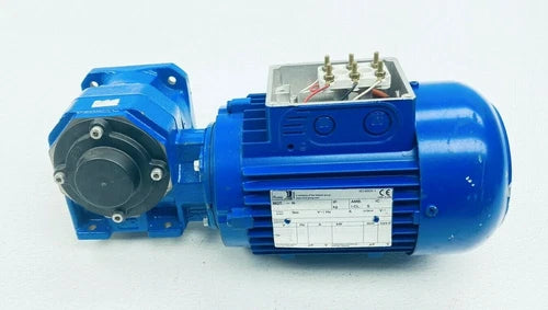 UNUSED ROSSI MR V 118 UO4A 311 GEARBOX REDUCER 1HP W/ MOTOR 11672/11 3/11 3PH