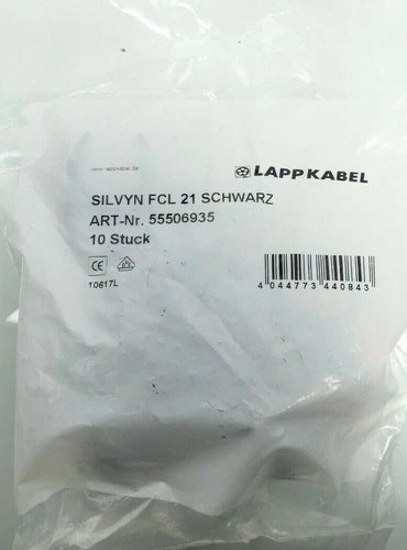 10x LAPPKABEL 55506935 SILVYN FCL 21 Schlauchhalter Schwarz