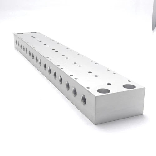 SMC IITV20-DUL00355 Manifold, 1/4Rc Ports, 8 Stations, 0.5MPa Max, For ITV2030