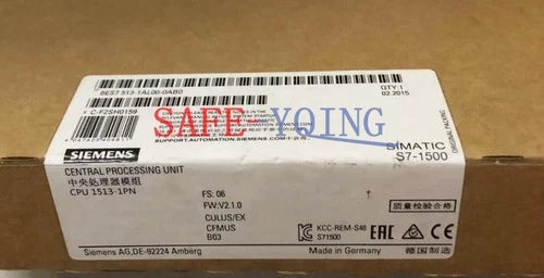 1pcs SIEMENS 6ES7513-1AL00-0AB0 CPU Central Processing Unit Inverter NEW
