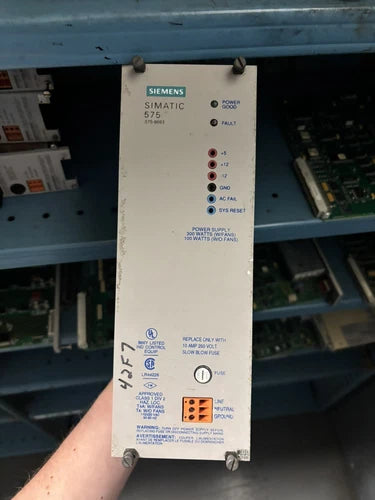 Siemens 575-6663 Simatic Power Supply USED