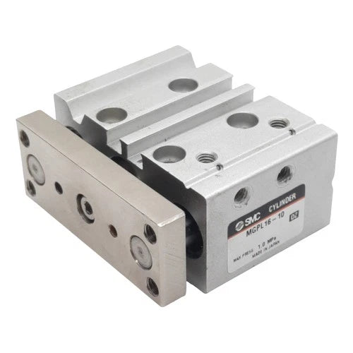 SMC MGPL16-10 Compact Guided Cylinder, ?16mm Bore, 10mm Stroke, M5 x 0.8, 1MPa