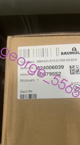 1PCS BAUMULLER drive BM4424-ST0-01200-03-E80 New fedex or DHL