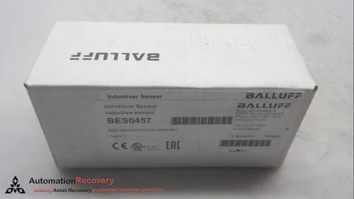 BALLUFF BES0457, INDUCTIVE SENSOR, BES Q40KFU-PAC20A-S04G-W0, NEW #271406
