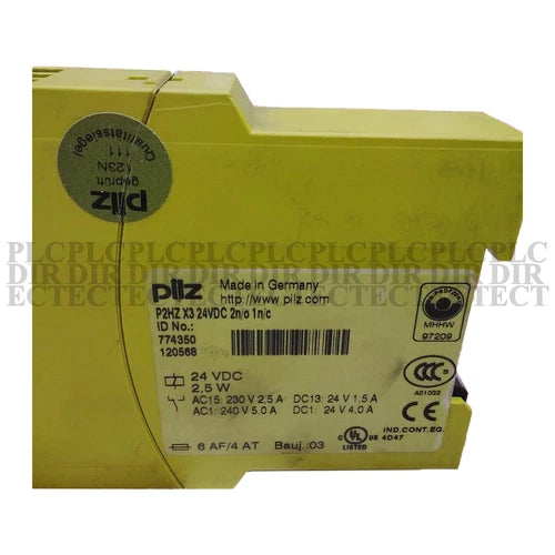 New PILZ P2HZ X3 24VDC 2no 1nc 774350 Safety Relay