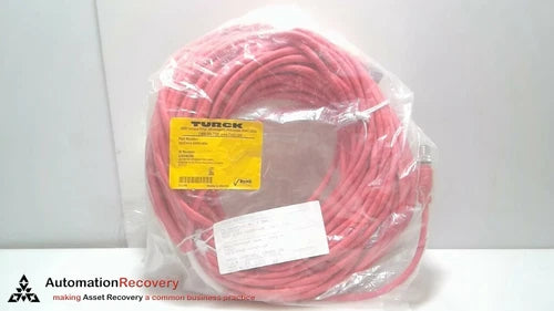 TURCK RSCD RJ45 440RD-40M, ETHERNET CABLE ASSEMBLY, UX04240, NEW #298413