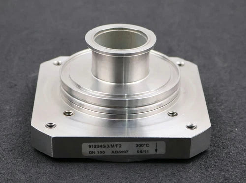 R¨¹ckschlagklappe DN100 mit Befestigungsbohrungen Edelstahl Flanschma?e 130x130mm