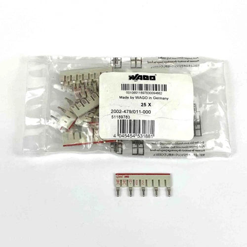 Wago 2002-479/011-000 Schachtelbr¨¹cker 1-3-5-7-9  lichtgrau 400V 25A (25Stk.), O
