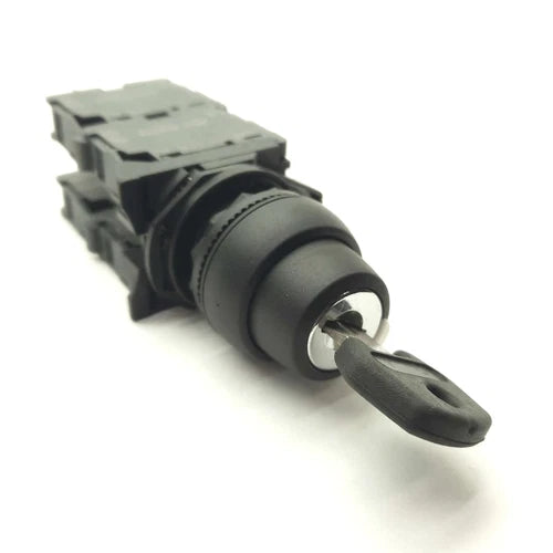 Allen Bradley 800FP-KM21PX40 Key Selector Switch 2-Position 4x NO 600V 10A 22mm