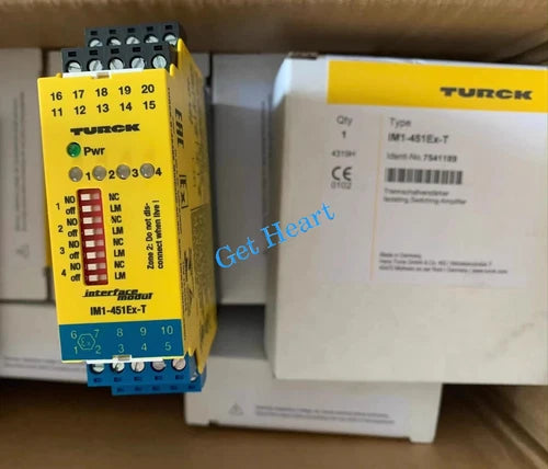 TURCK Safety Isolation Switching Amplifier IM1-451EX-T 7541189  FedEx or DHL