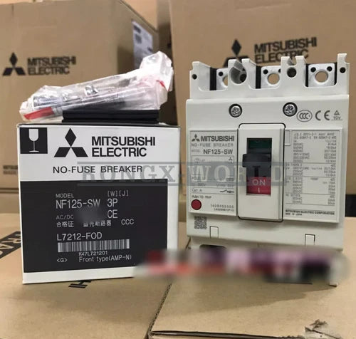 New 1PC Mitsubishi No-Fuse Breaker NF125-SW 3P 125A NF125SW
