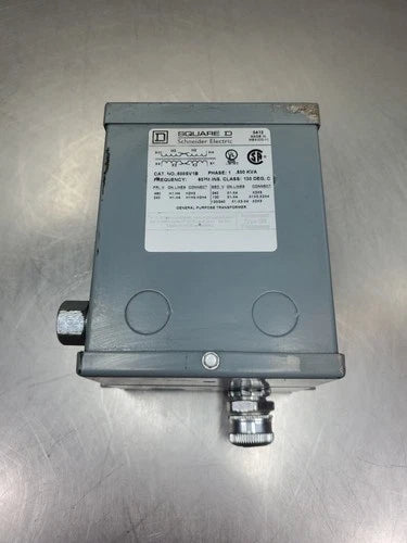Square D 500SV1B 0.5 kVA Wall Mount Power Distribution Transformer.        1D-63